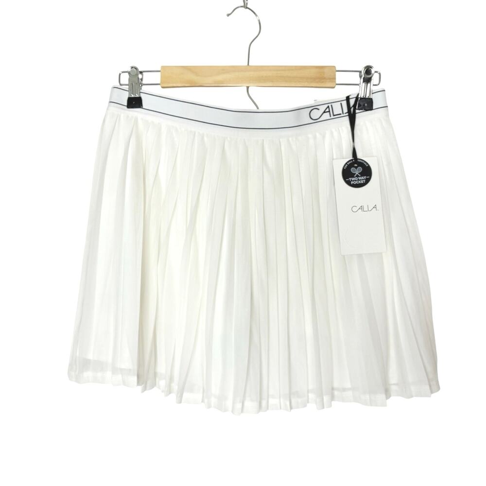 CALIA Carrie Underwood White Tennis Skirt High Rise Skort NWT Womens Various